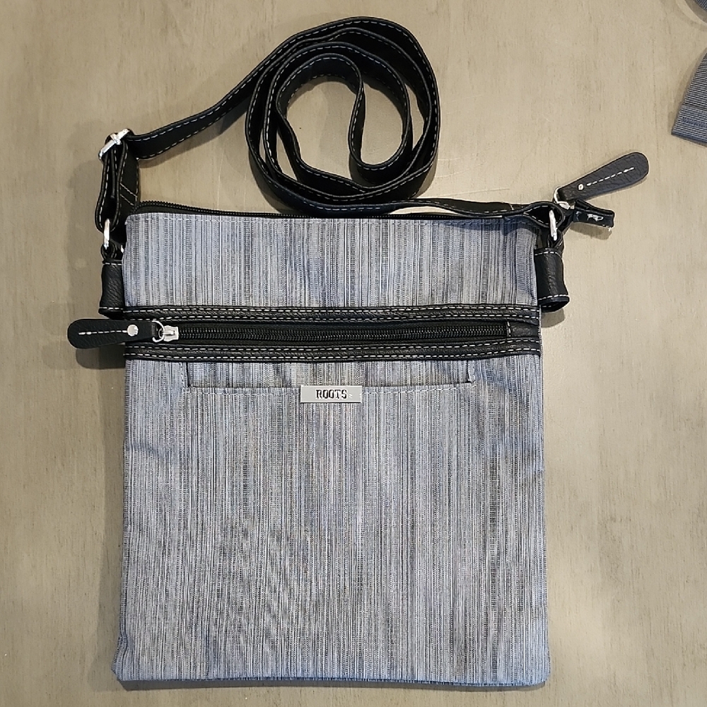 Roots Gray Crossbody Bag